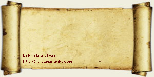 Jagodinka Bondžić vizit kartica